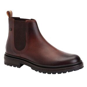 Base London Mens Walsh Leather Chelsea Boots / Brown